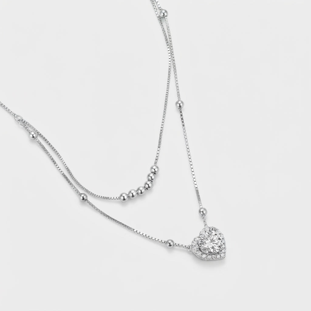 The Layered Heart Necklace