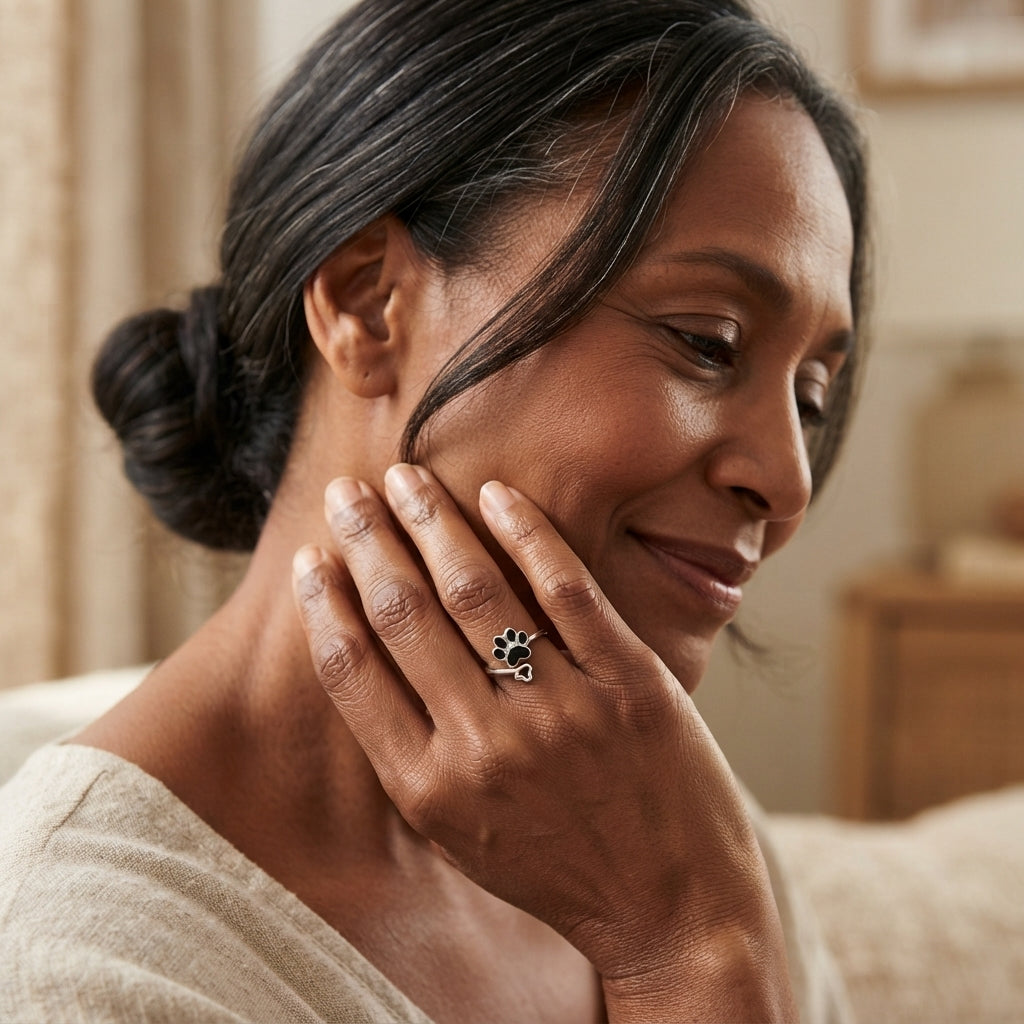 The Paw Print Ring