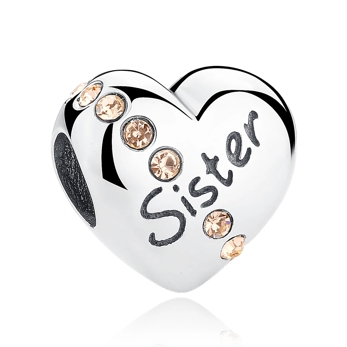 The Family Heart Charms