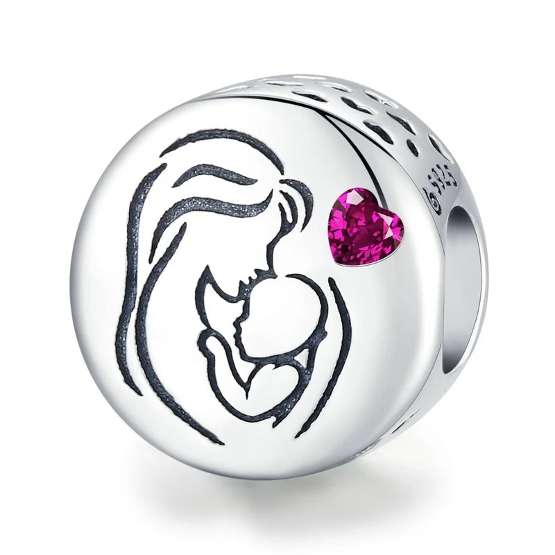 The Family Heart Charms