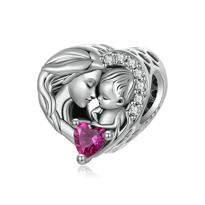 The Family Heart Charms