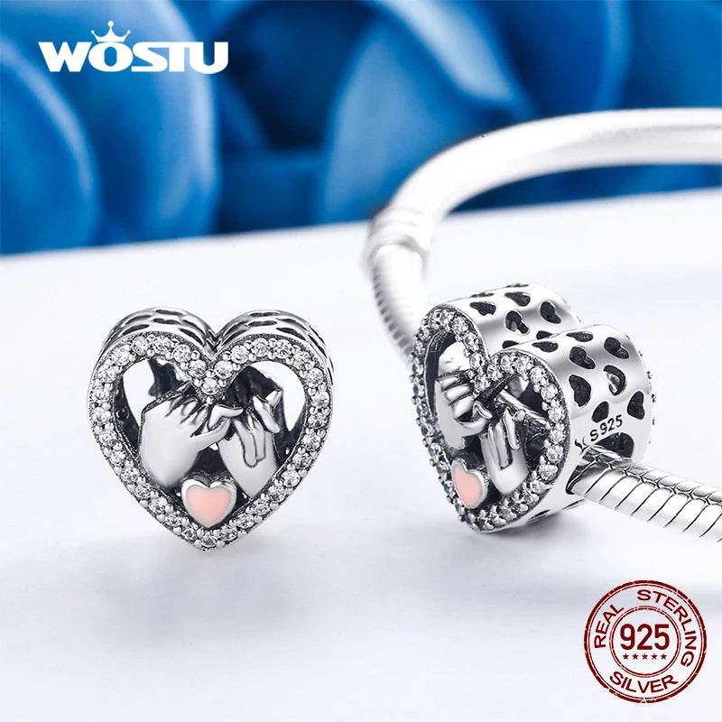 The Family Heart Charms