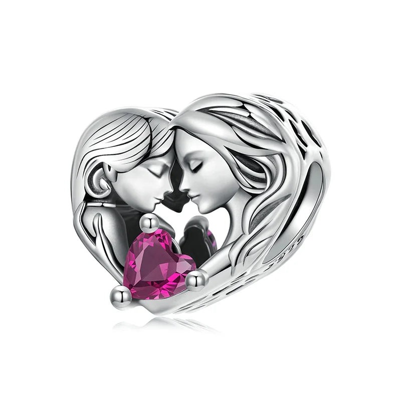 The Family Heart Charms