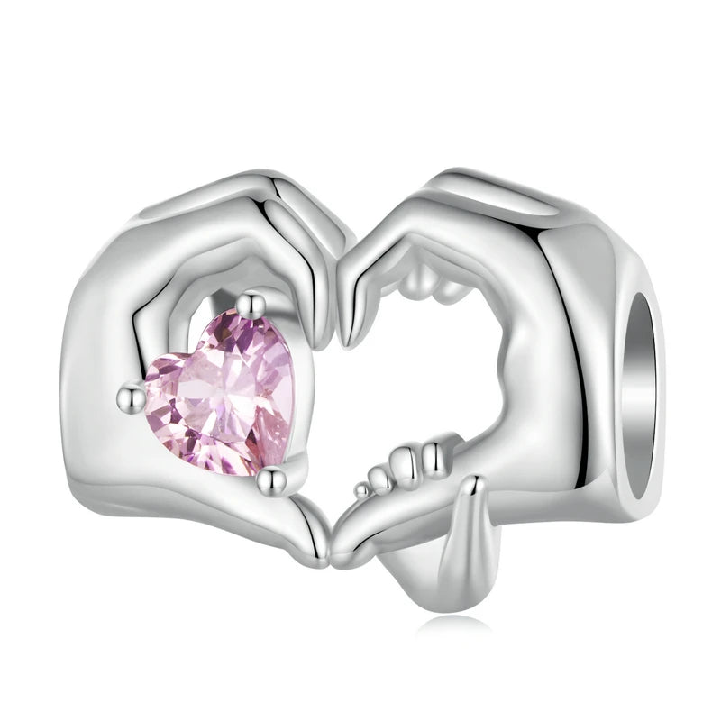 The Family Heart Charms
