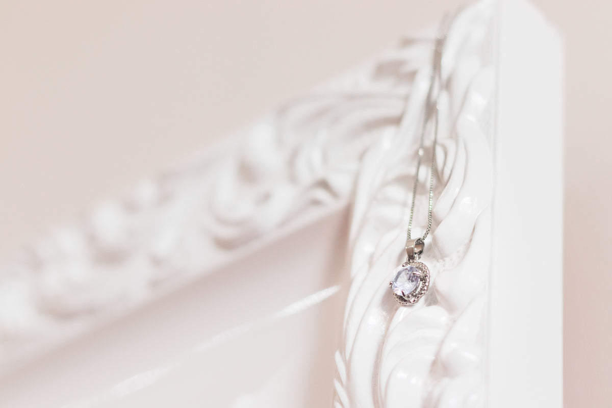 The First Steps Necklace, silver pendant necklace